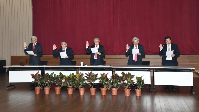 新加坡福建会馆第45届理事会宣誓就职