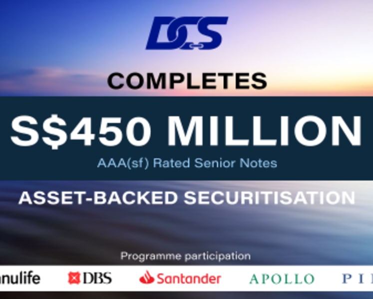 DCS expands asset-backed securitisation to S$450 million with AAA-rated senior notes 
