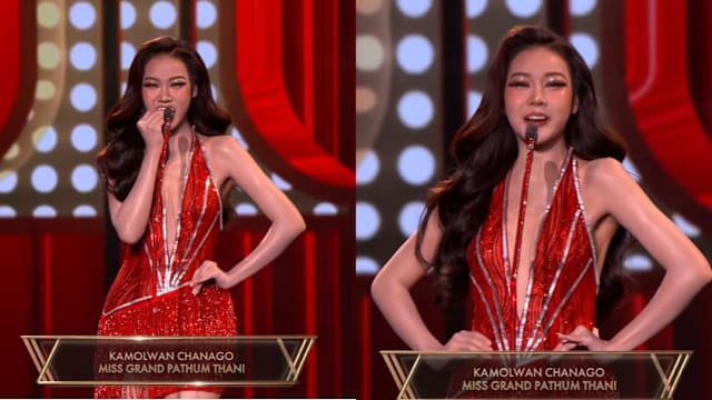 泰国选美佳丽初赛牙贴面脱落走红 决赛重现“名场面”