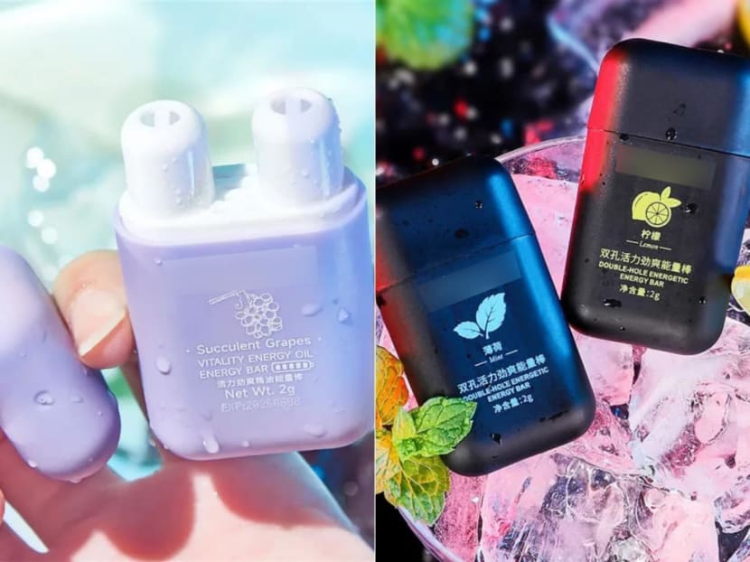 Examples of "energy sticks" that could be found on Lazada. 