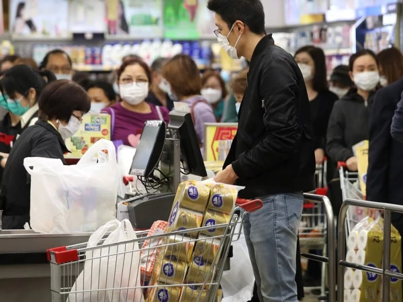 The coronavirus crisis has sparked panic buying among Hongkongers.
