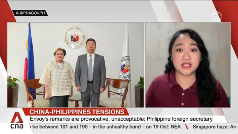 Philippines summons Chinese ambassador who said Beijing could 'easily win' confrontation