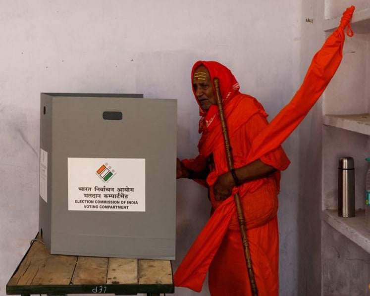 India's six-week election ends; Modi's alliance set for win, exit polls project