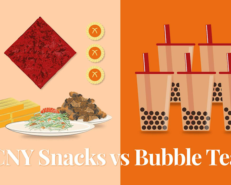 Chinese New Year snacks Vs Bubble Tea: Which Has More Calories?
