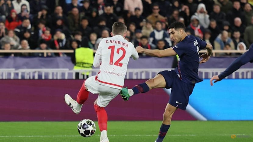 PSG rally from early deficit to beat Monaco 3-2 away in Champions League playoff