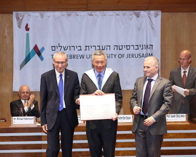 PM Lee urges resumption of direct talks for Israeli-Palestinian solution