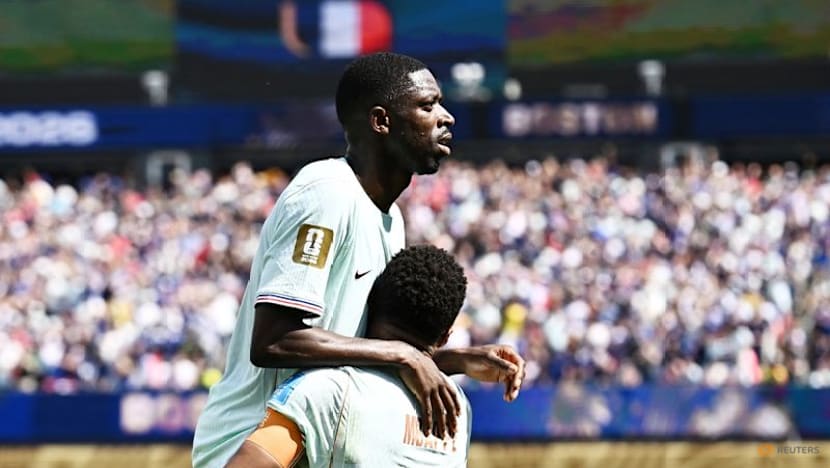 France's Dembele steals the show with 25-minute hat-trick against Norway