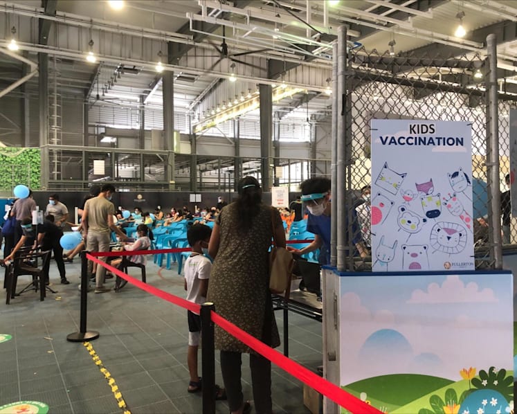 Operating hours of joint testing and vaccination centres, children vaccination centres extended to 7pm on Saturdays: MOH