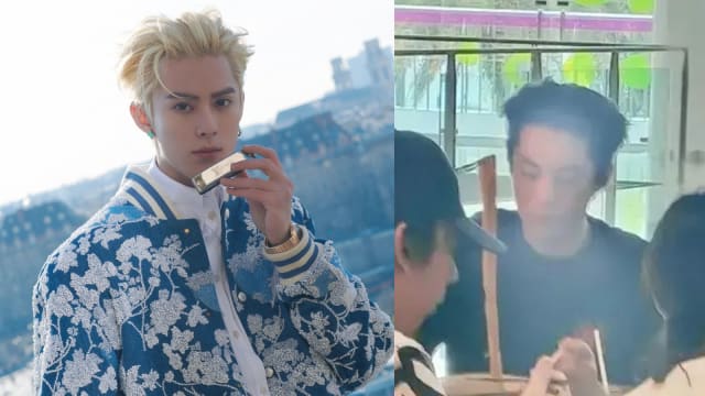 王鹤棣还在新加坡？被目击穿着黑T吃面，生活感十足！