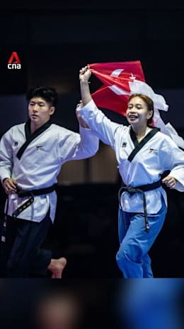 Taekwondo pair give Singapore its first gold of 2025 SEA Games