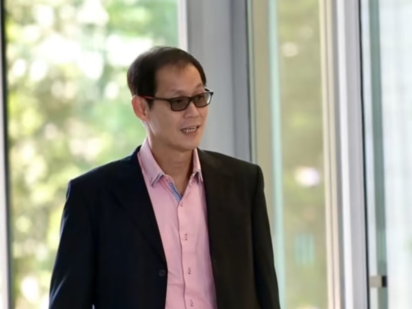 Former CEO of New Silkroutes Group Goh Jin Hian outside State Courts on Sept 20, 2023.