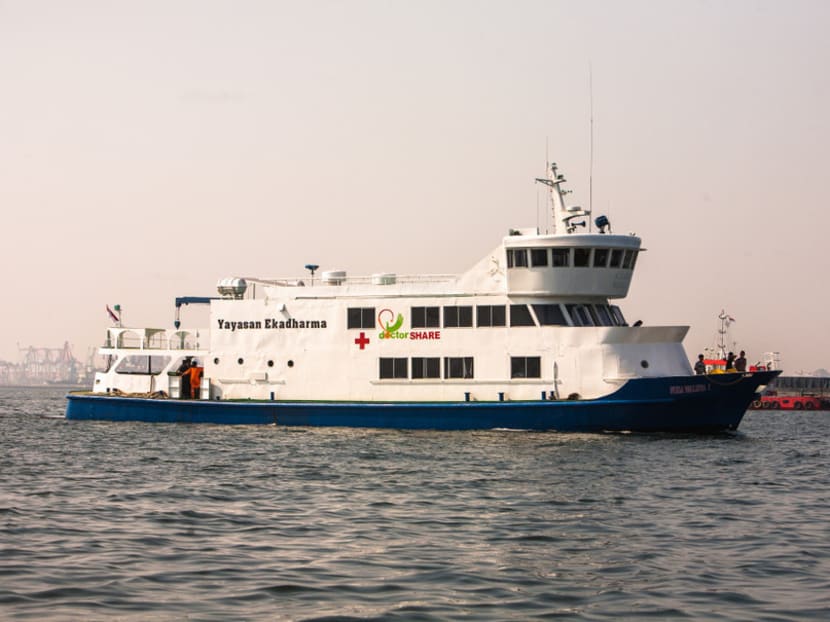 The second floating hospital of DoctorShare, RSA Nusa Waluya I. (Photo courtesy of DoctorShare)