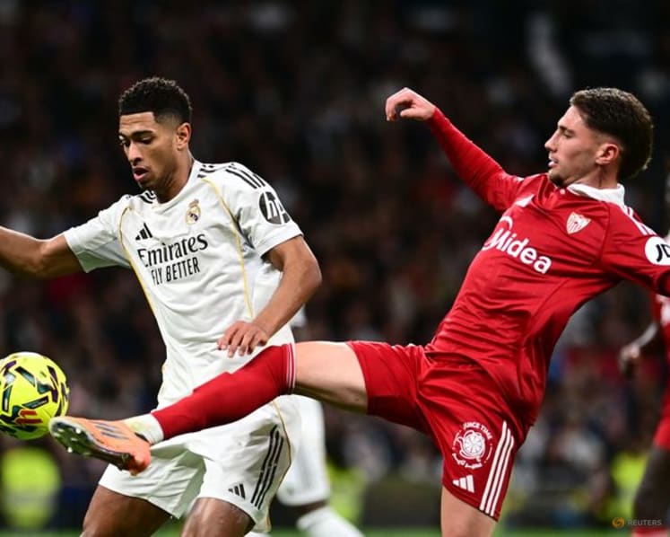 Mbappe equals Ronaldo record in Real Madrid's 2-0 win over Sevilla