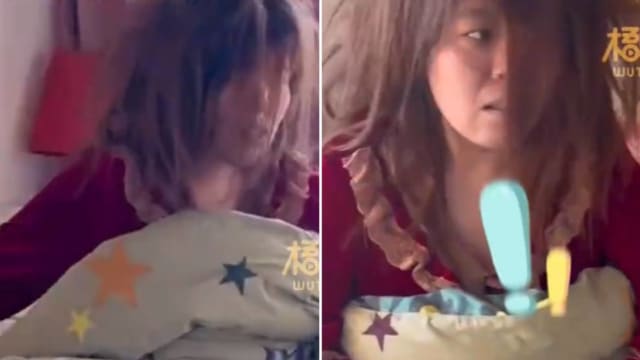 中国女子确诊无力打理头发 十多天后突变“金毛狮王”