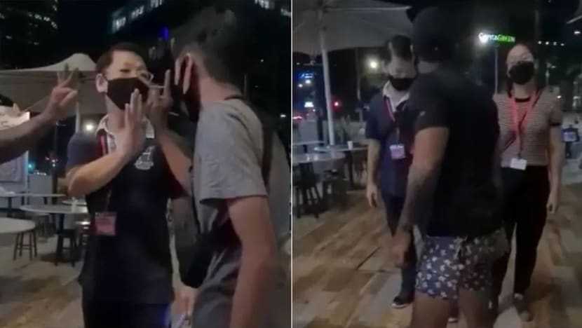 Police investigating abuse of Covid-19 safe-distancing officer at Lau Pa Sat