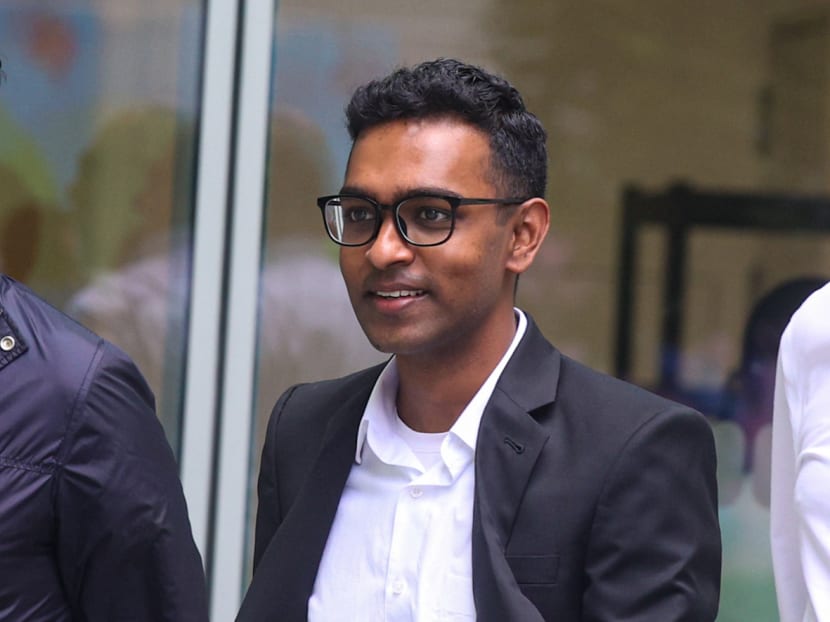 Ariffin Iskandar Sha Ali Akbar at the State Courts on April 24, 2024. Ariffin Iskandar Sha Ali Akbar at the State Courts on April 24, 2024.