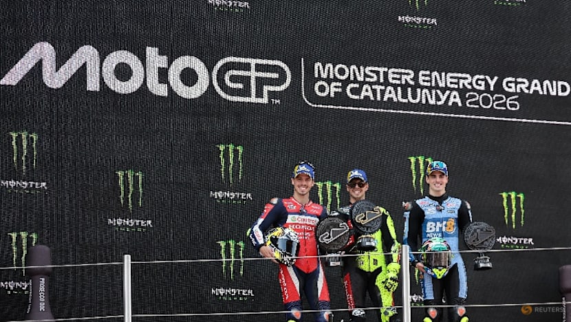 Di Giannantonio wins crash-marred Catalan GP after double red flag drama