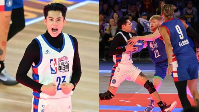 王鹤棣参加NBA全明星赛　21分钟狂拿18分！