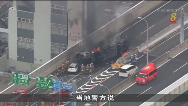 日本名古屋高速公路严重车祸 两人死亡
