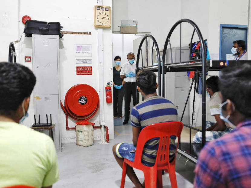 Home Affairs and Law Minister K Shanmugam and Manpower Minister Josephine Teo visited the deceased’s roommates on April 23, 2020 to speak to them and understand their concerns.