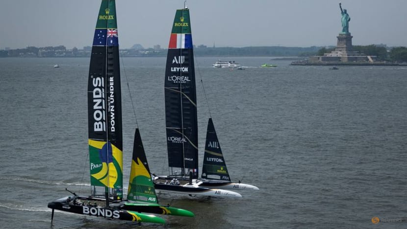 Sailing-Spain take lead on day one of SailGP in New York Sailing-Spain take lead on day one of SailGP in New York