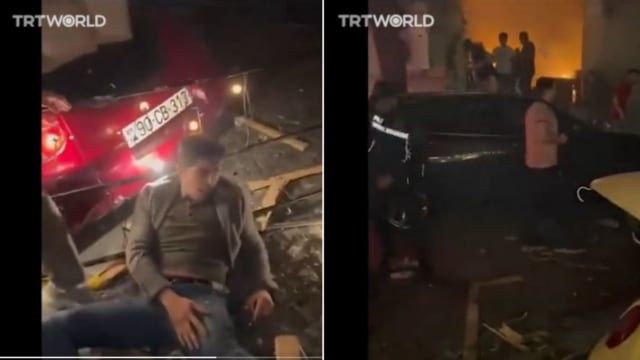 巴库一夜店发生爆炸后引发大火 造成1死31人受伤