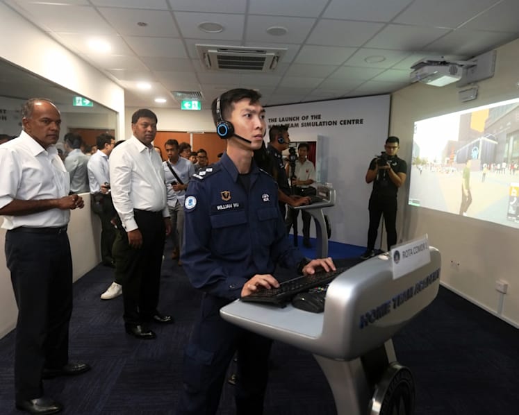 Home Team commanders use multiplayer game-like simulation to train handling of emergencies