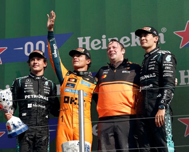 Mercedes no longer have the fastest car in F1, says Antonelli