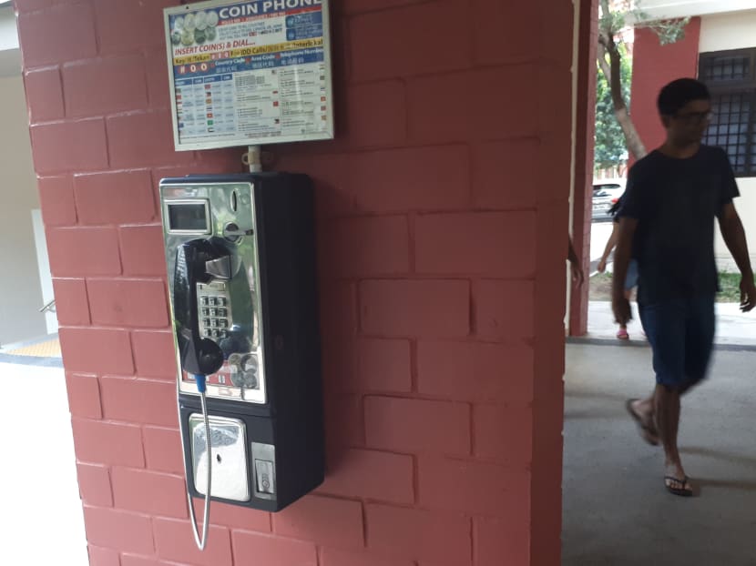 The Infocomm Media Development Authority says operators Singtel and StarHub are required to maintain at least one payphone near every public housing block with one-room or two-room units.