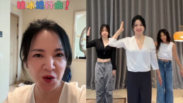 阿雅教女儿跳“剉冰舞”，掀回忆杀！
