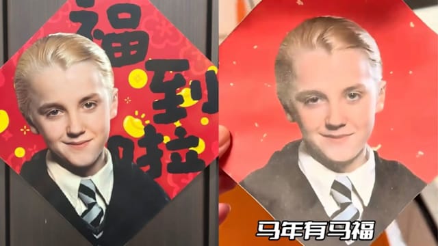 创意无极限！“Harry Potter”系列里的“Draco Malfoy”变马年吉祥物，本人也关注