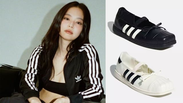 BLACKPINK Jennie亲自参与设计adidas Originals联名鞋款　Superstar方头芭蕾鞋9月登场