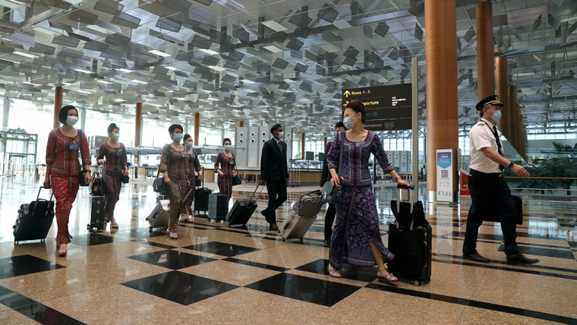 SIA requires all Singapore front-line staff, including pilots and cabin crew, to be vaccinated against Covid-19