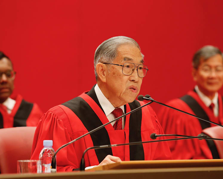 Retired Judge of Appeal Chao Hick Tin re-appointed Senior Judge