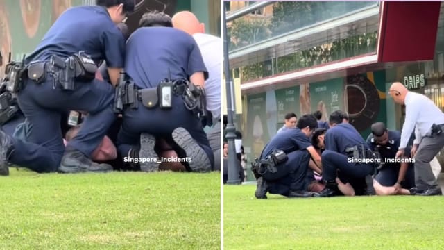 35岁男子在莱佛士坊一带被扣留