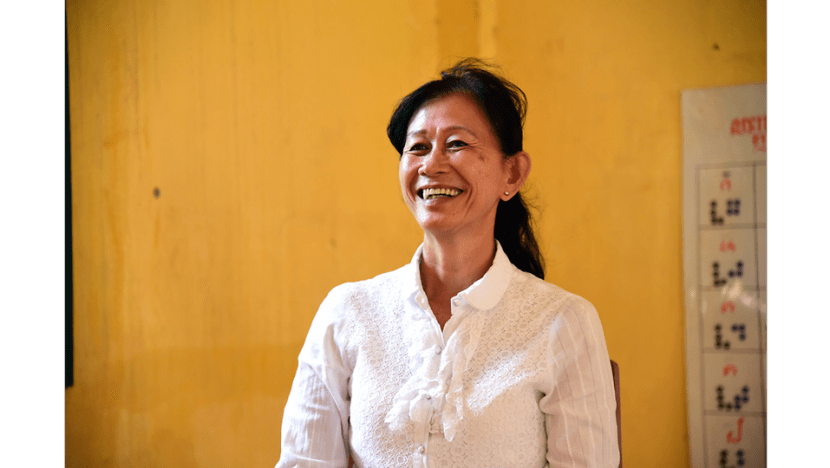 Cambodian teacher lights up world for blind students