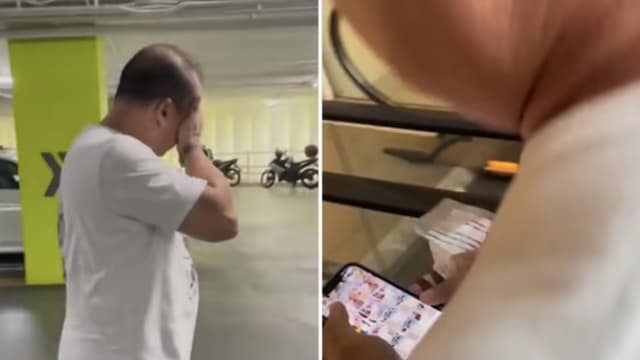 在狮城大厦被男子“偷拍” 女子一路追质问他获网民称赞