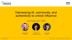 Harnessing AI, community, and authenticity to unlock influence