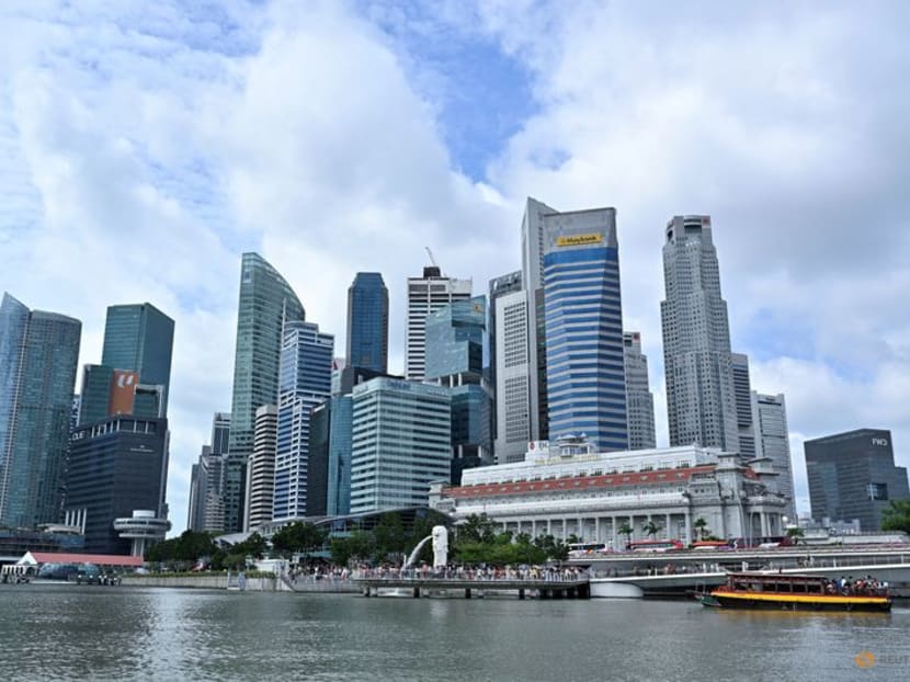 A view of the skyline in Singapore on Jan 27, 2023.