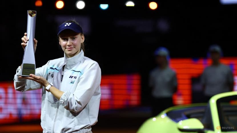 Rybakina beats Muchova to win Stuttgart crown - and a Porsche - for second time