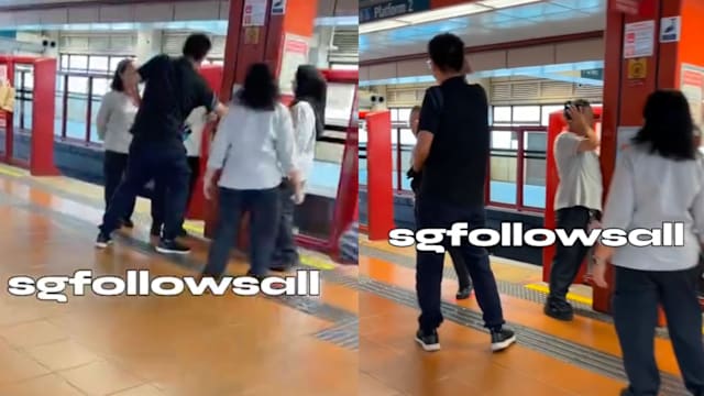 男子在蔡厝港轻轨站向职员大喊 SMRT已报警