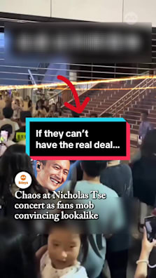It got so crazy that security had to personally escort him out of the venue. #8dayssg #8dayssgasianent #nicholastse #lookalike #sgfyp 