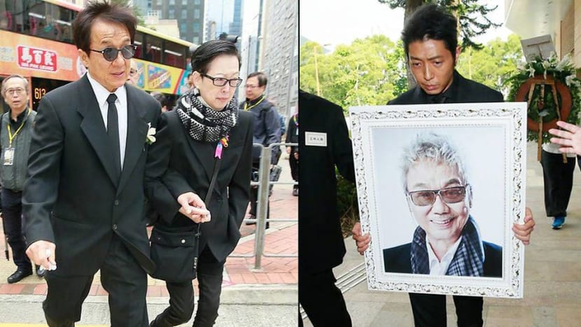 Jackie Chan, Jacky Cheung acted as the pallbearers at Willie Chan’s funeral Jackie Chan, Jacky Cheung acted as the pallbearers at Willie Chan’s funeral