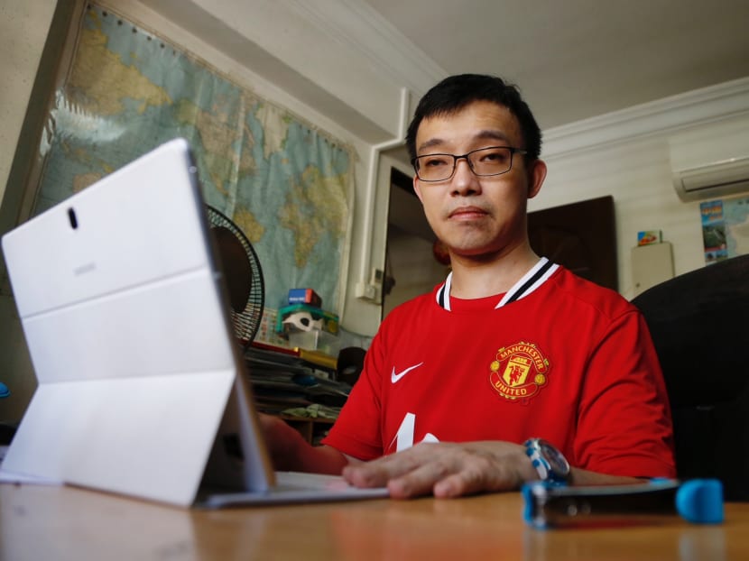 Over the past three decades, Mr Paul Lee, who was born with cerebral palsy, has experienced numerous acts of kindness from Singaporeans. These acts of kindness have spurred him to help others. Photo: Raj Nadarajan/TODAY