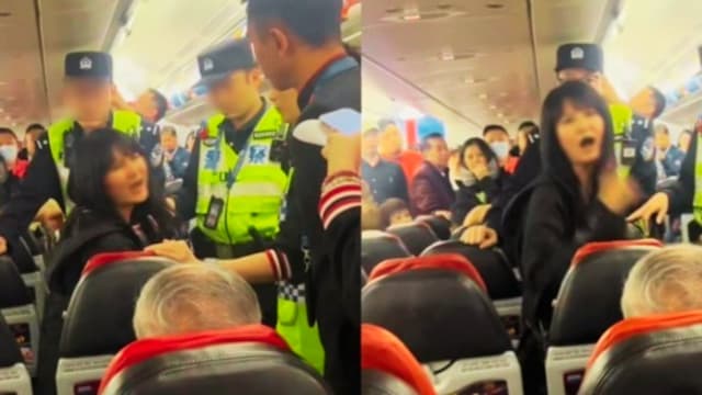 中国乘客机上大声通话起争执 还怒呛空服不会中文 