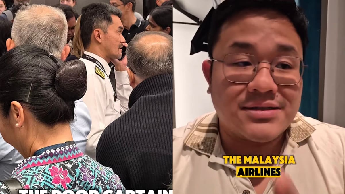 M'sia Airlines Pilot Spotted Calling HQ To Ask For Instructions Amid Chaos At Manchester Airport After Flight Diversion