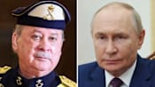 Composite image malaysia king and putin
