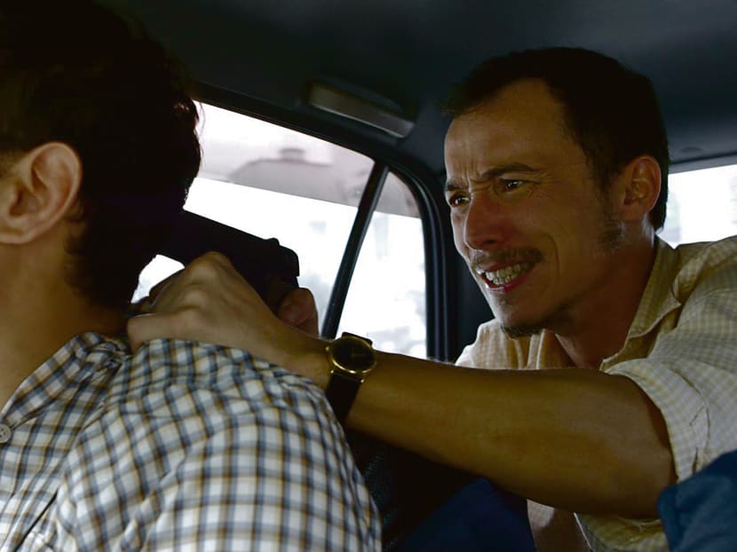 A scene from Unlucky Plaza, a thriller that seeks to make a dramatic statement about the things people would do for money. Photo: Facebook/Kaya Toast Pictures