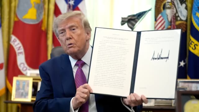 特朗普签署行政命令 安大略湖改名为美国湖