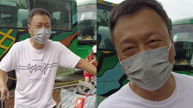 推4个行李箱北上工作　黎耀祥现疲态